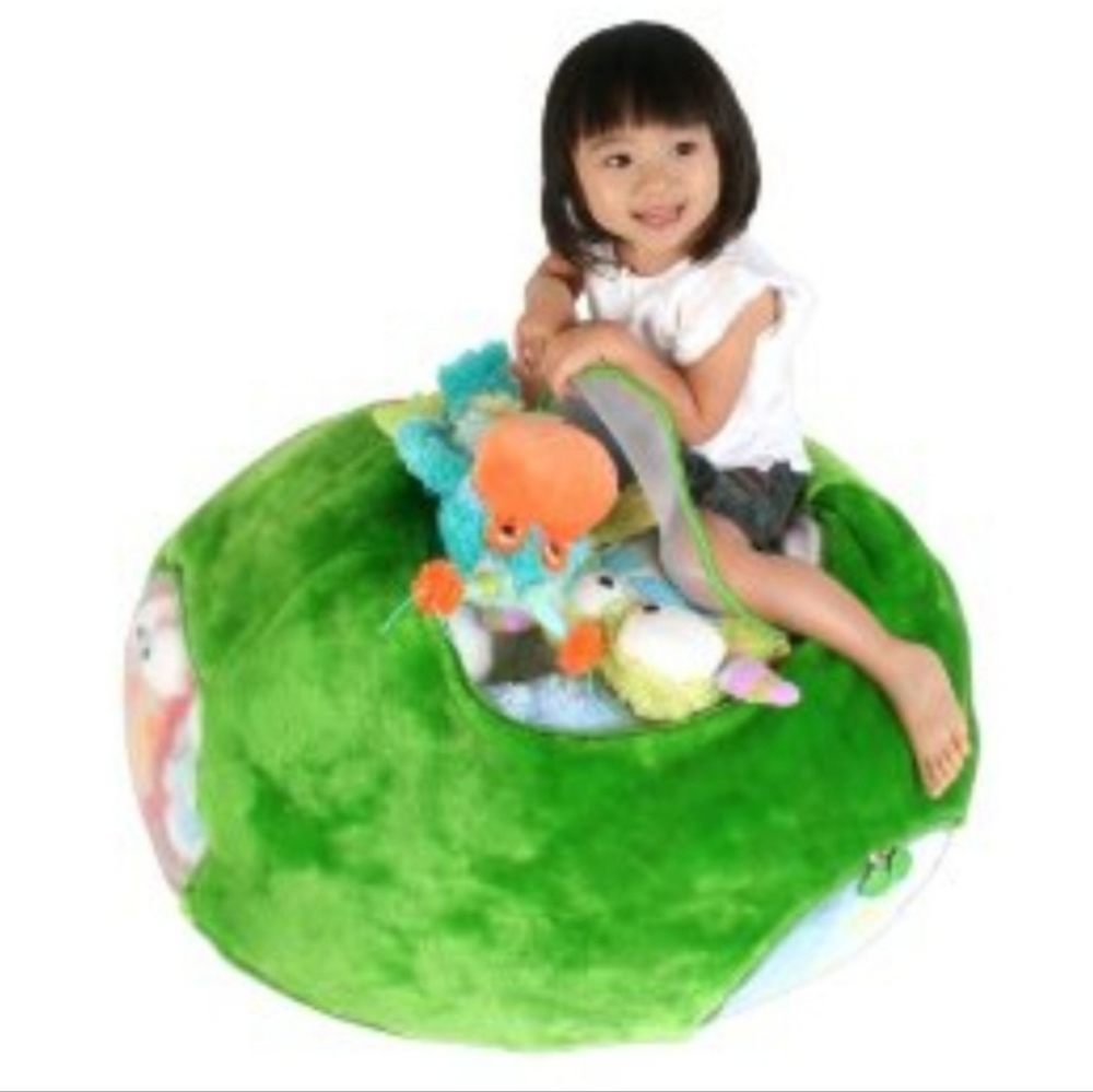 Boon Animal Bag / Stuffed Animal "Bean" Bag, Green